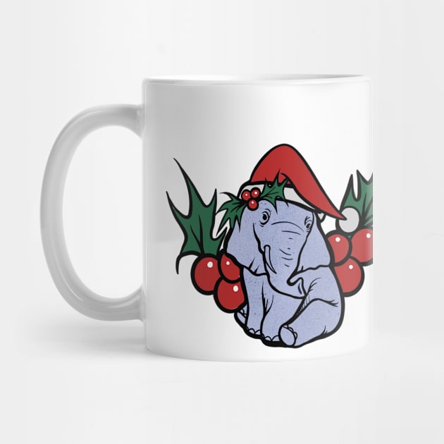 Christmas Elephant by bubbsnugg